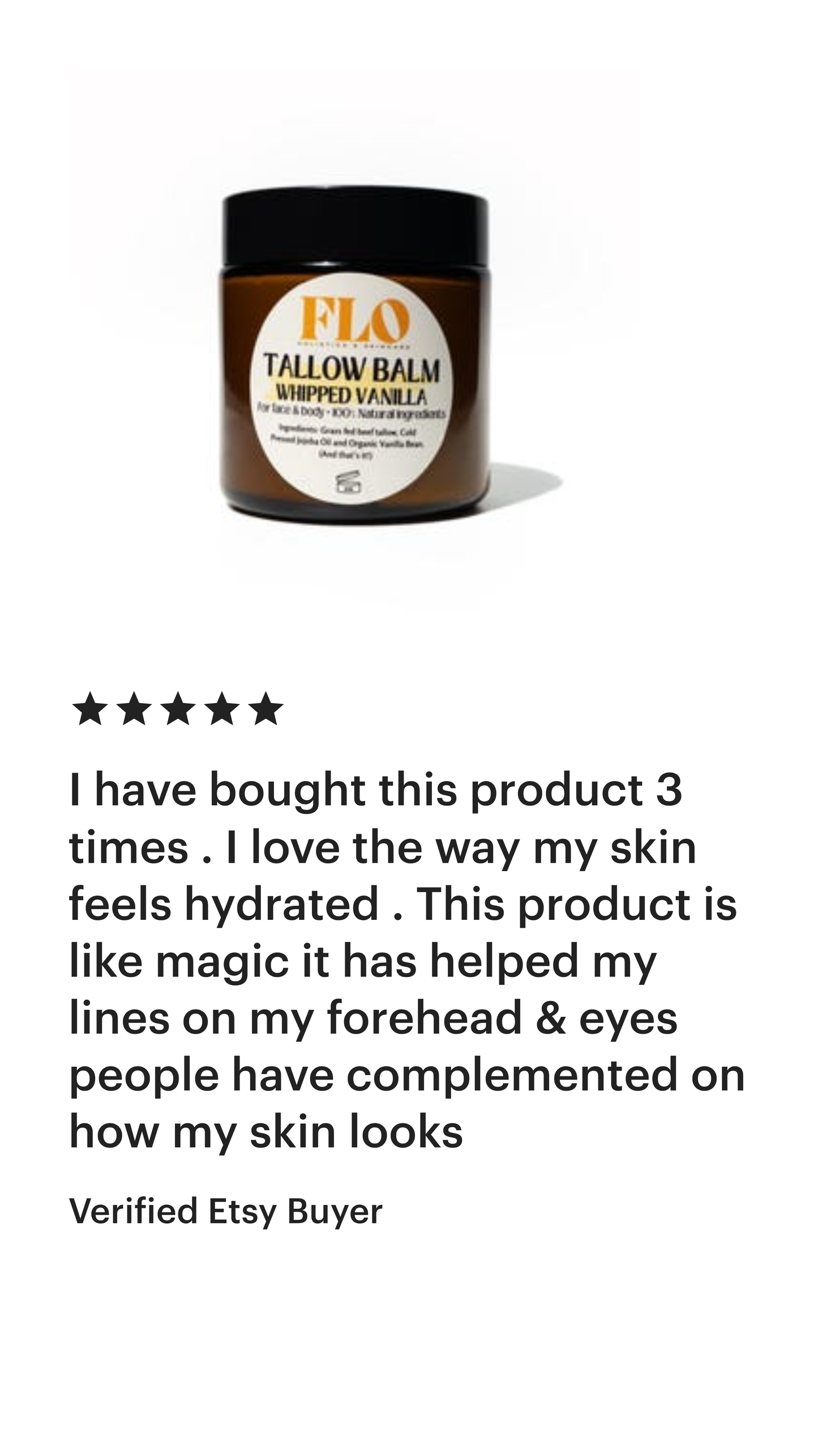 Tallow Balm - Whipped Vanilla