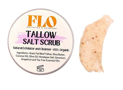 Tallow Salt Scrub - Face and Body Exfoliator