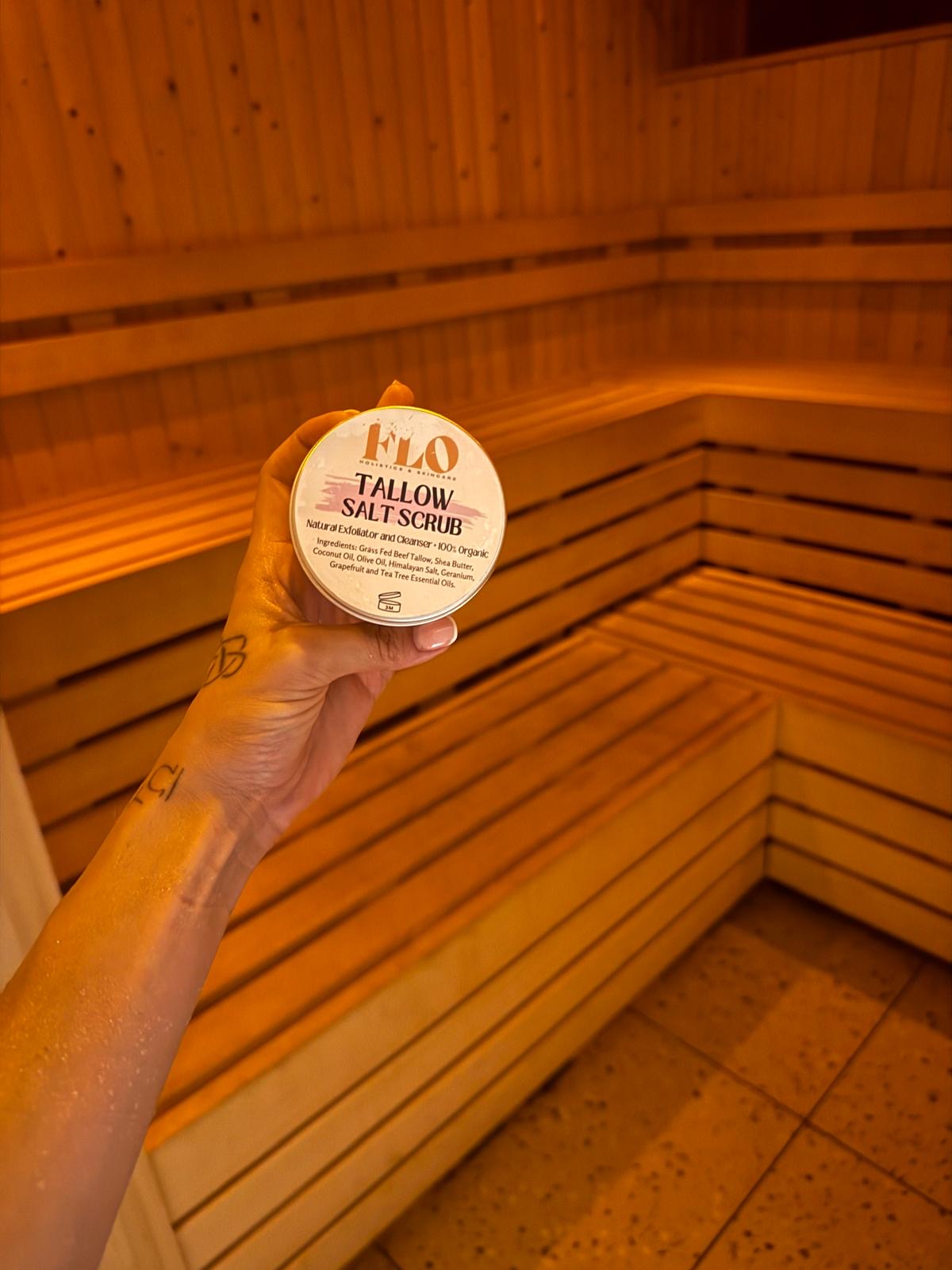 Tallow Salt Scrub - Face and Body Exfoliator