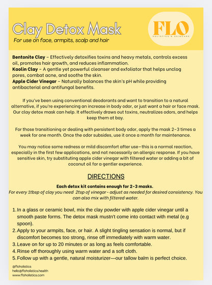 Detox Kit - Face and Body Mask
