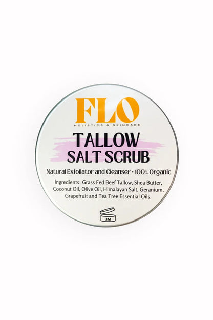 Tallow Salt Scrub - Face and Body Exfoliator